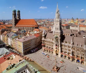 Blick auf den Marienplatz